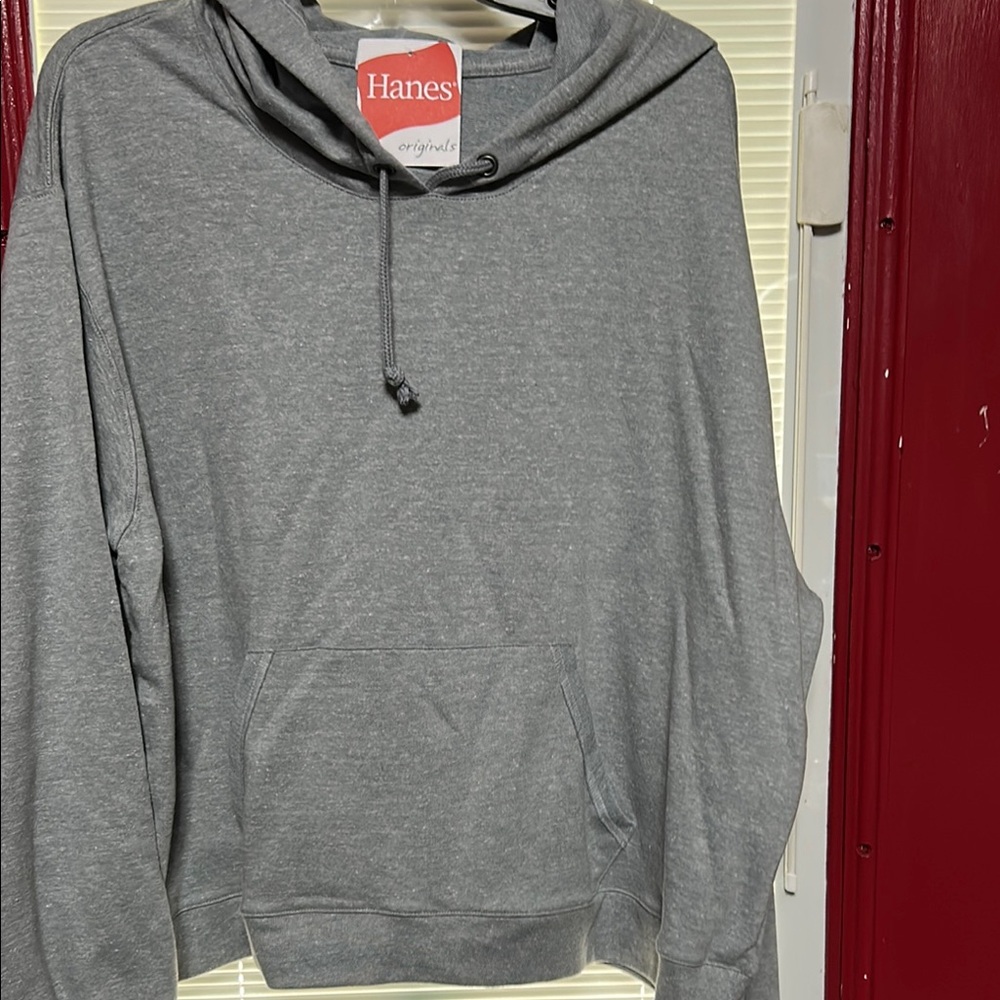 Hanes Gray Teddy Jacket